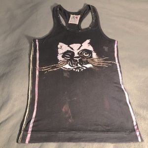 Z Brand-Cat Stitched-Boutique Sample Sale Tank Top